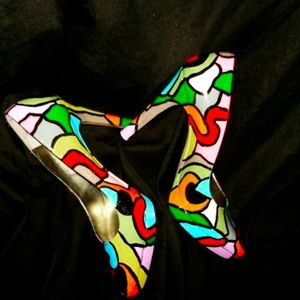 Custom handpainted shoes